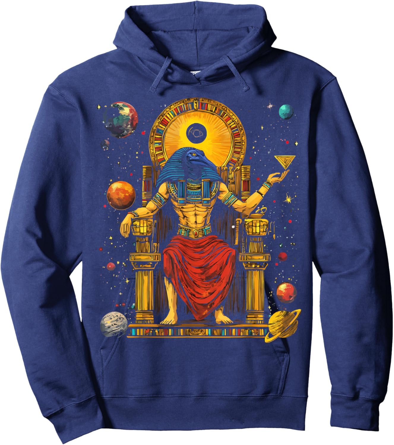 Thoth Egyptian God Egyptian Mythology Pyramid Ancient Egypt Hoodie - Hoodie | Navy