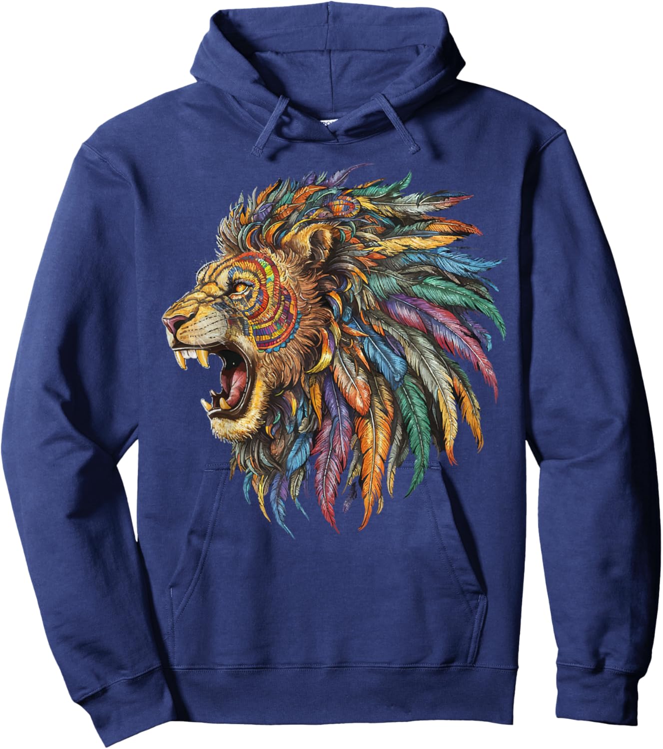 Mexican Alebrije Tiger Folk Art Hoodie - Hoodie | Navy