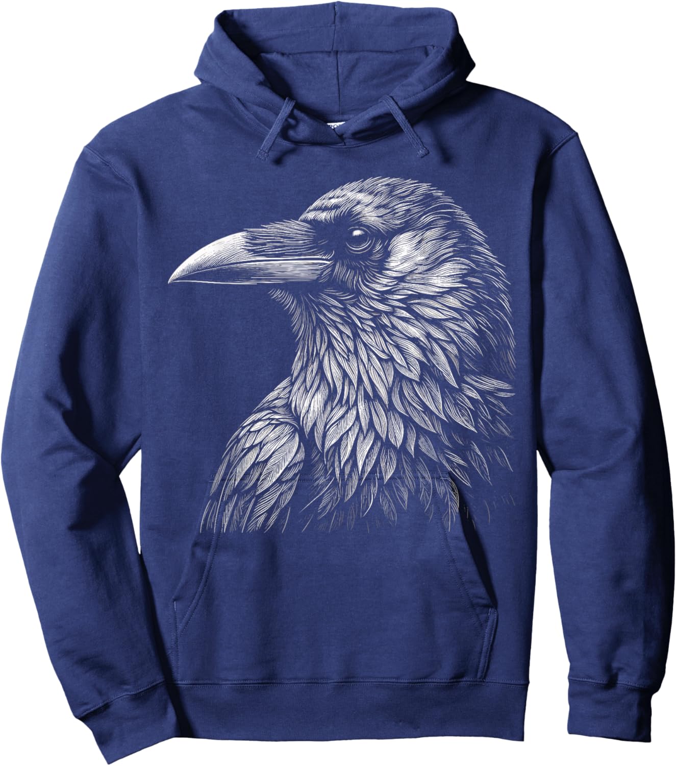 Black Crow Raven Beautiful Raven Bird Hoodie - Hoodie | Navy