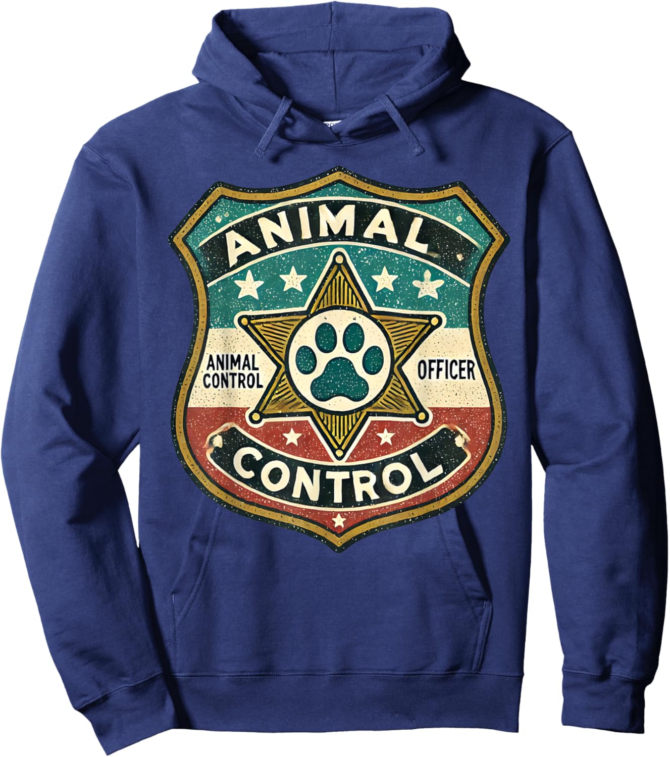 Animal Control Officer Cute Public Safety Uniform Pet Patrol Hoodie - Hoodie | Navy