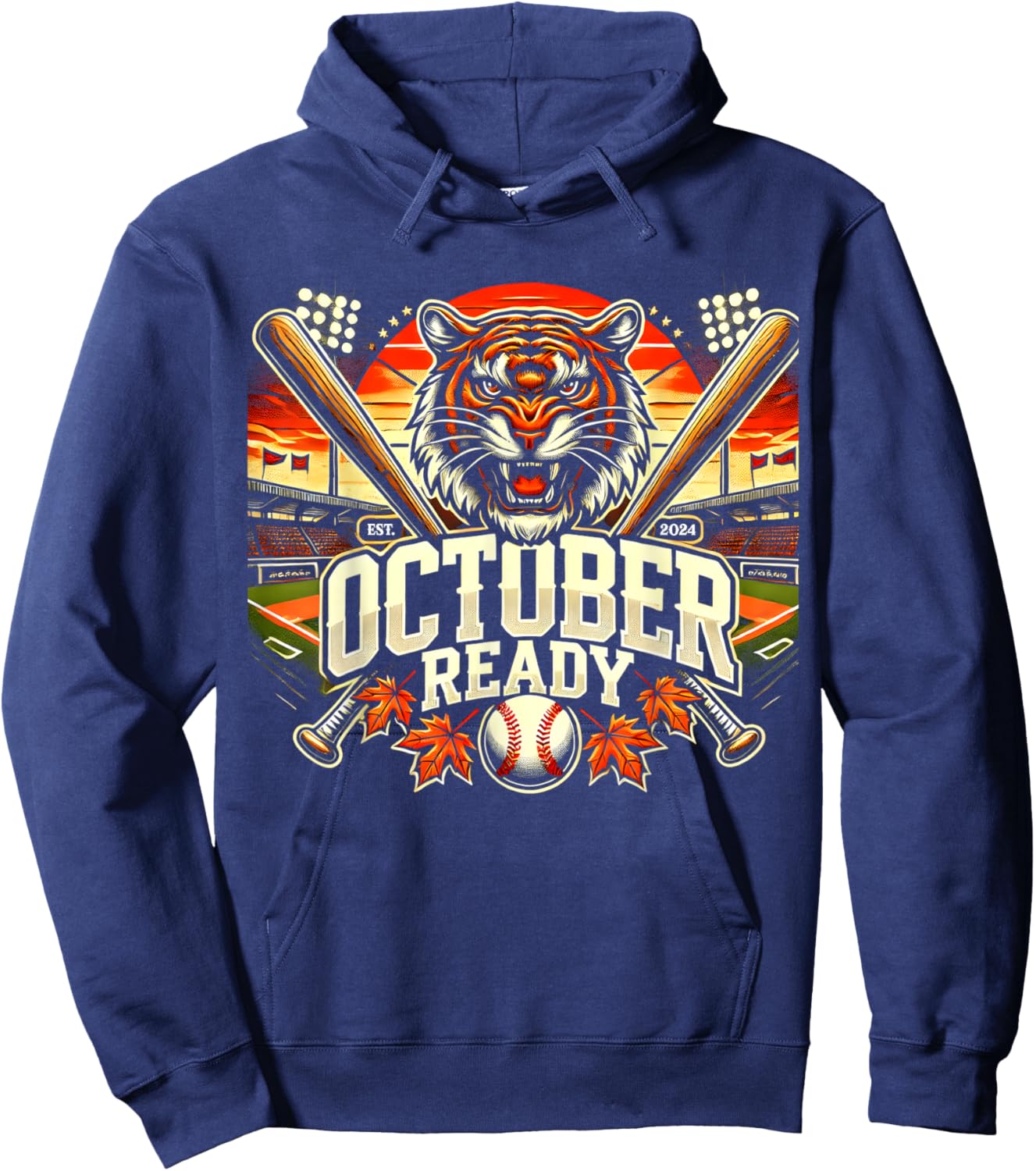 October Ready Funny Shirt For Ready Tiger Hoodie - Hoodie | Navy