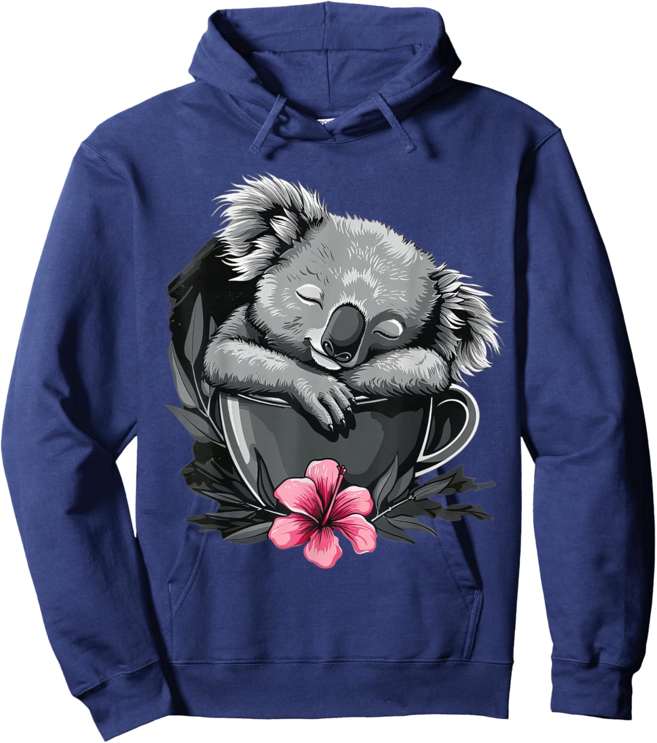 Koala Cup Tea Hoodie - Hoodie | Navy