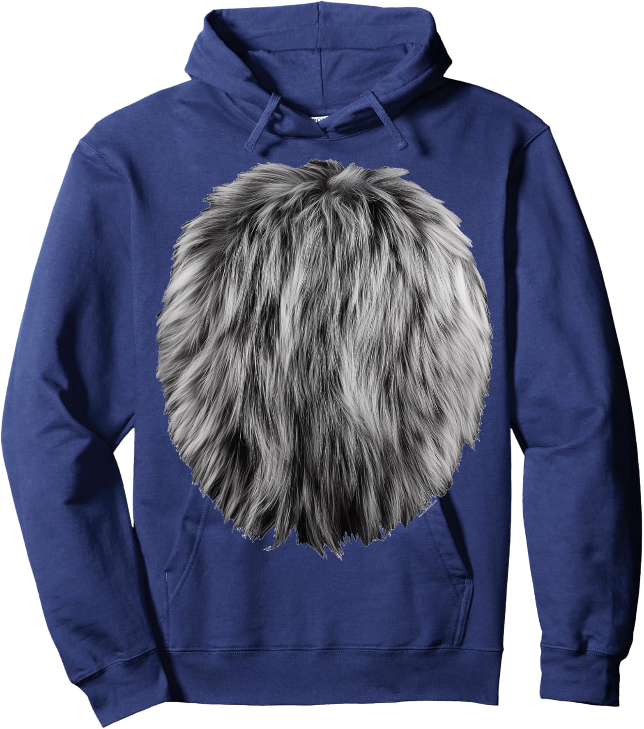 Gray Animal Belly Costume DIY Cosplay Koala Bear Mouse Wolf Hoodie - Hoodie | Navy