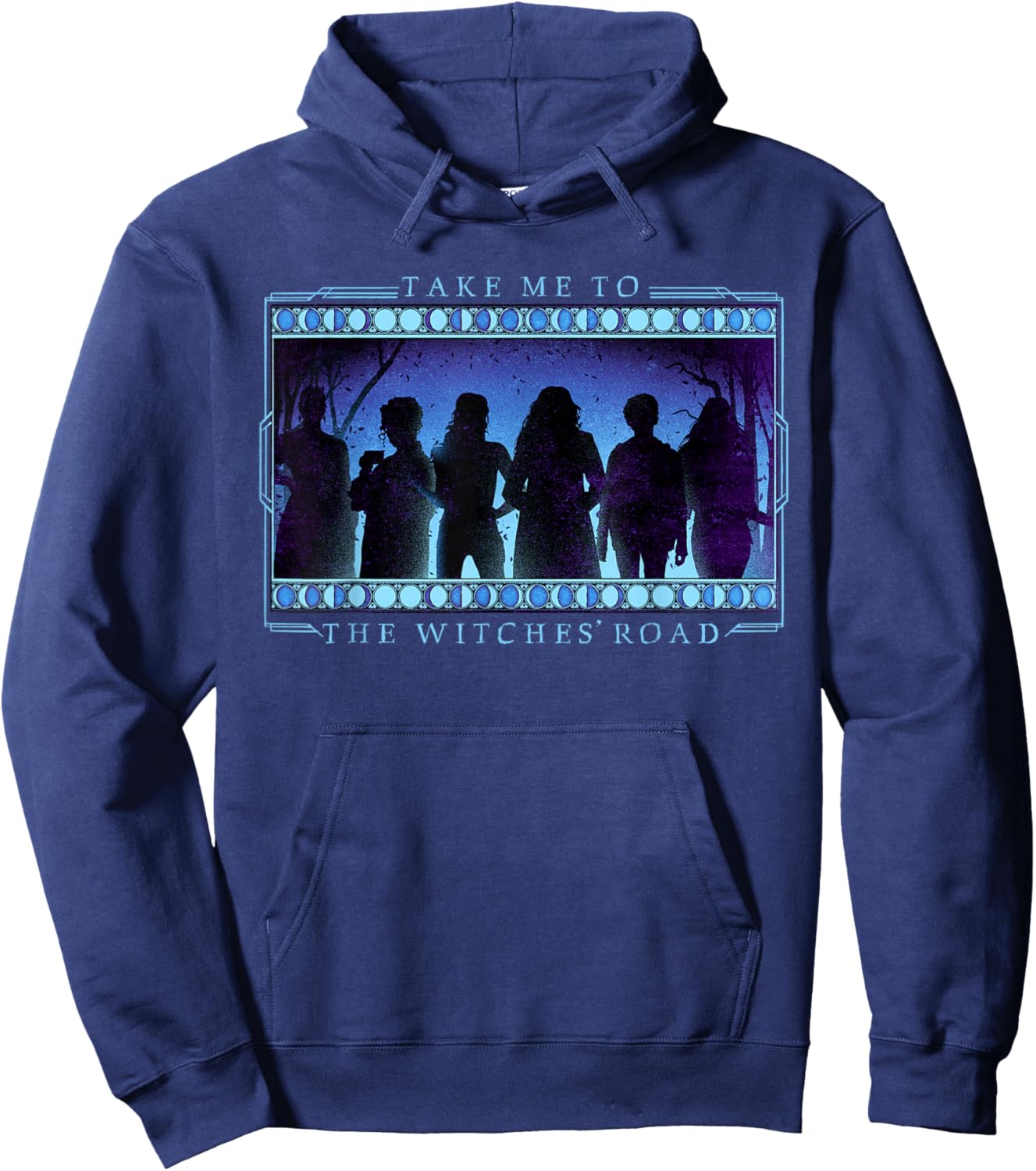Marvel Agatha All Along Disney+ Take Me to The Witches’ Road Hoodie - Hoodie | Navy