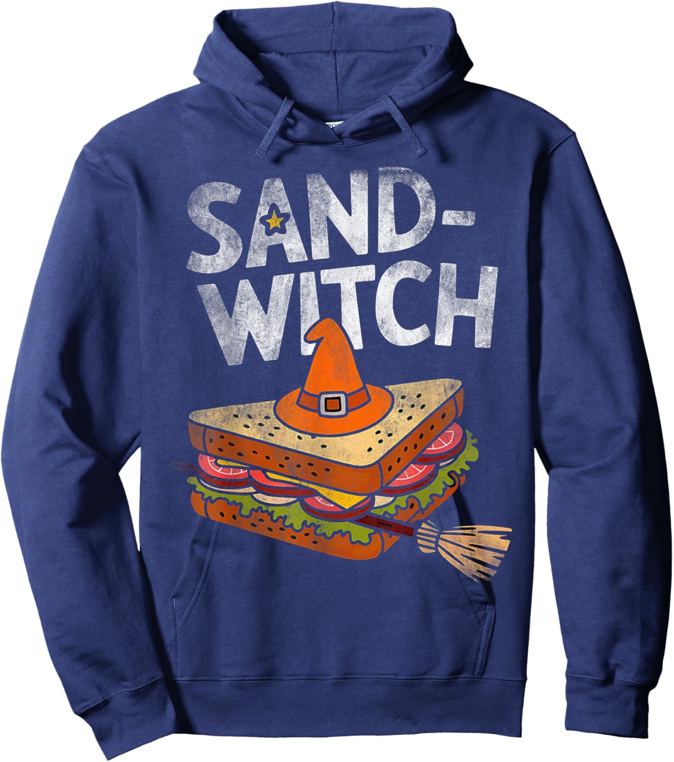 Sand-wich costume Sandwitch halloween witch sand-witches Hoodie - Hoodie | Navy