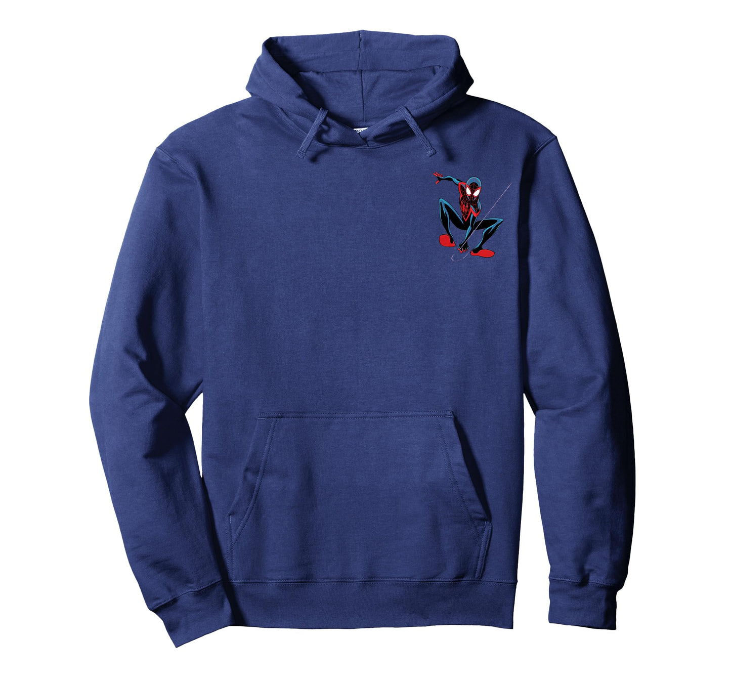 Marvel Super Heroes Miles Morales Spider-Man Pocket Art T-Shirt - Hoodie | Navy