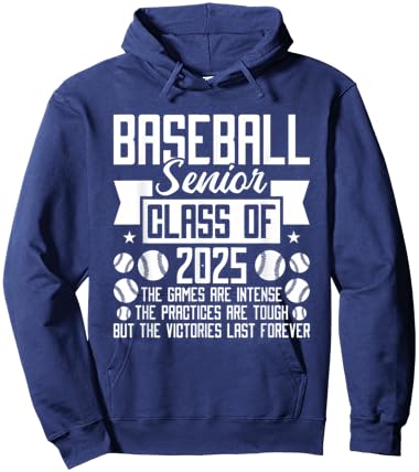 Class Of 2025 Baseball Senior Night Hoodie - Hoodie | Navy