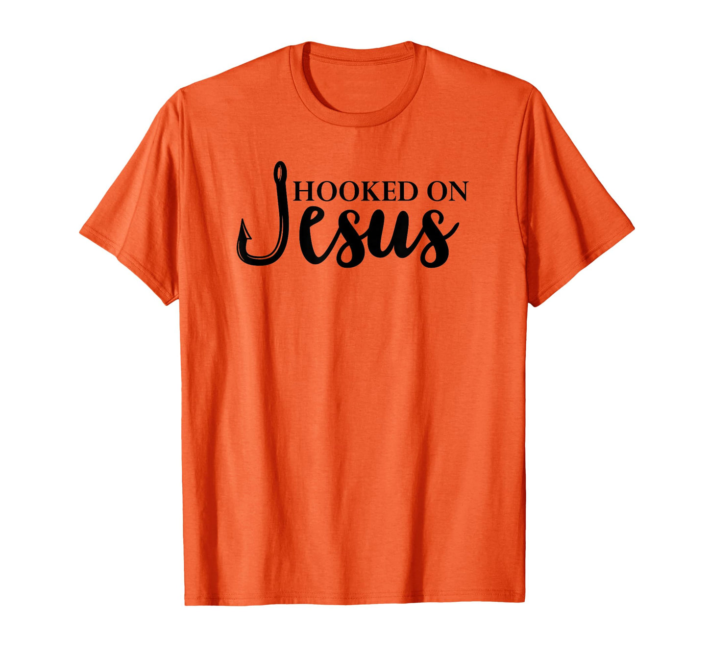 Hooked on Jesus TShirt,Jesus Fisherman Shirt,Hooked on Jesus T-Shirt