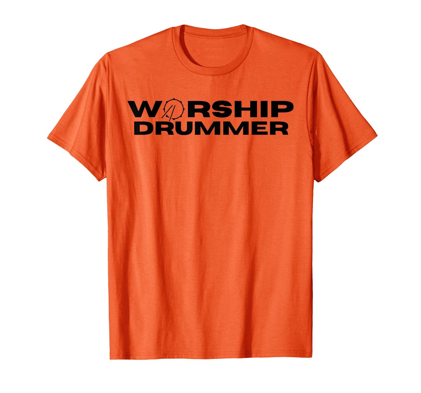 Worship Drummer Christian Drumming Team Christian Design T-Shirt