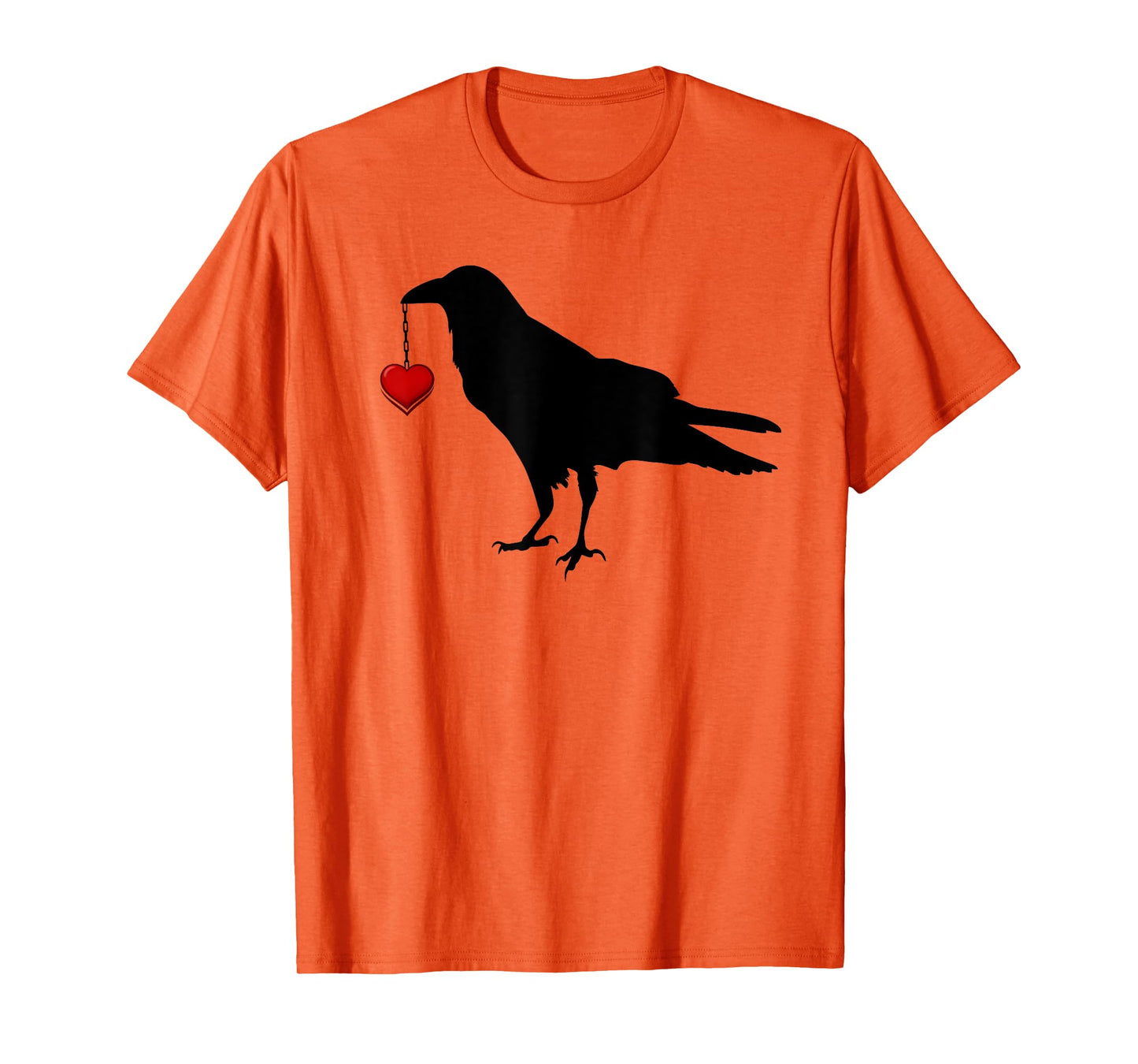 Blackbird with Heart Crow T-Shirt