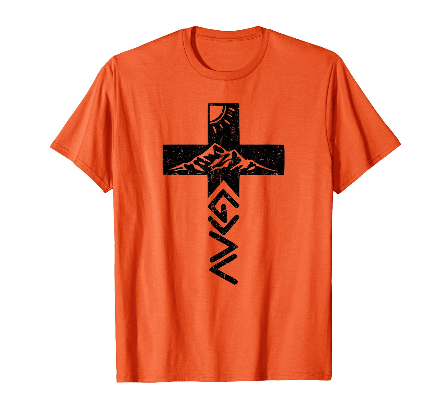 God Greater Than The Highs And Lows Cross for Christians T-Shirt