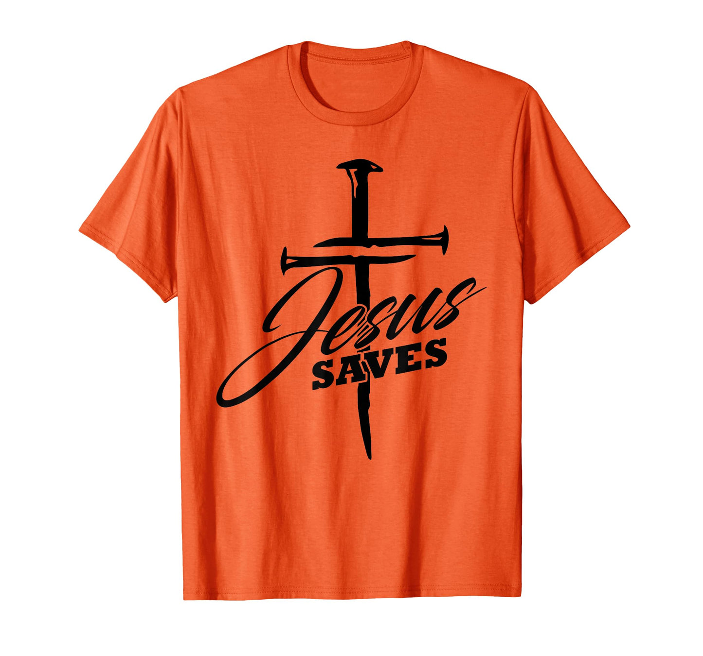 Jesus Saves Christian Cross God Faith Minimal Bible Pray T-Shirt