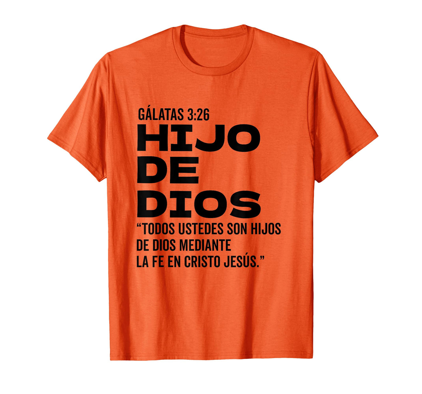 Camiseta cristiana en espanol Versiculo Spanish Christians T-Shirt