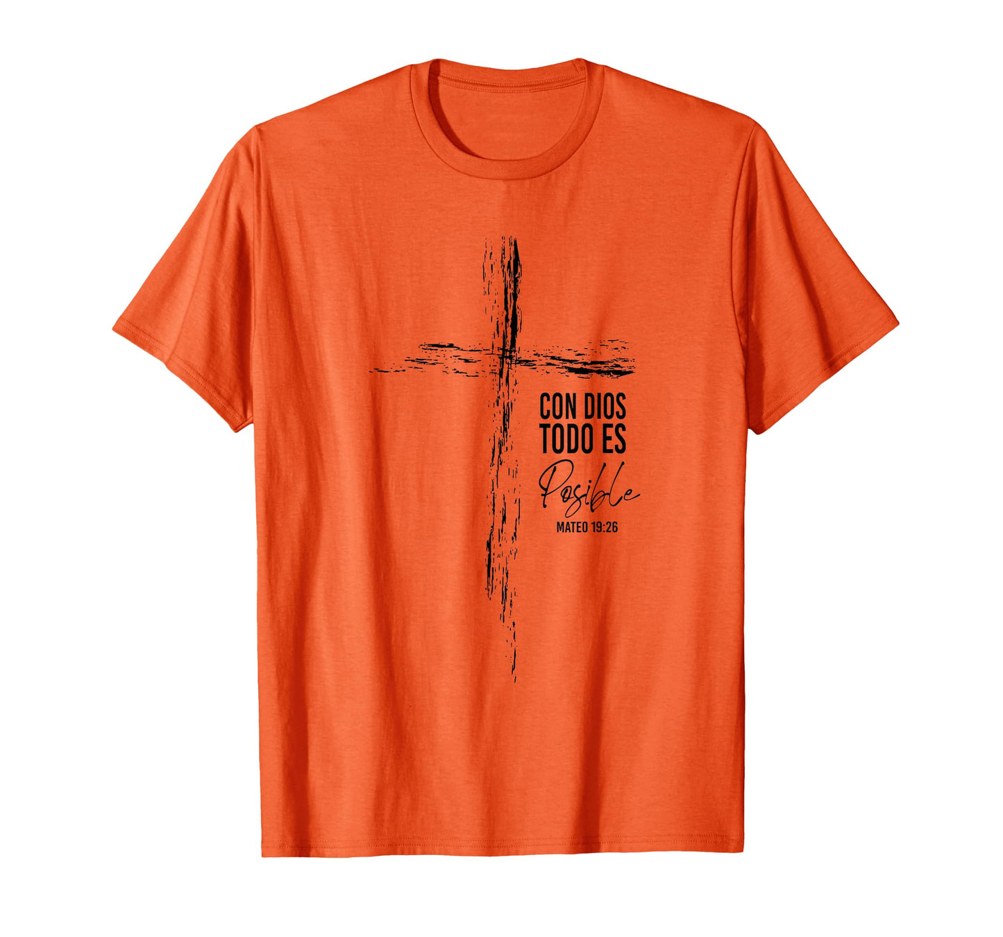 Regalos Cristianos Frases Hombre Él Español Textos Biblicos T-Shirt