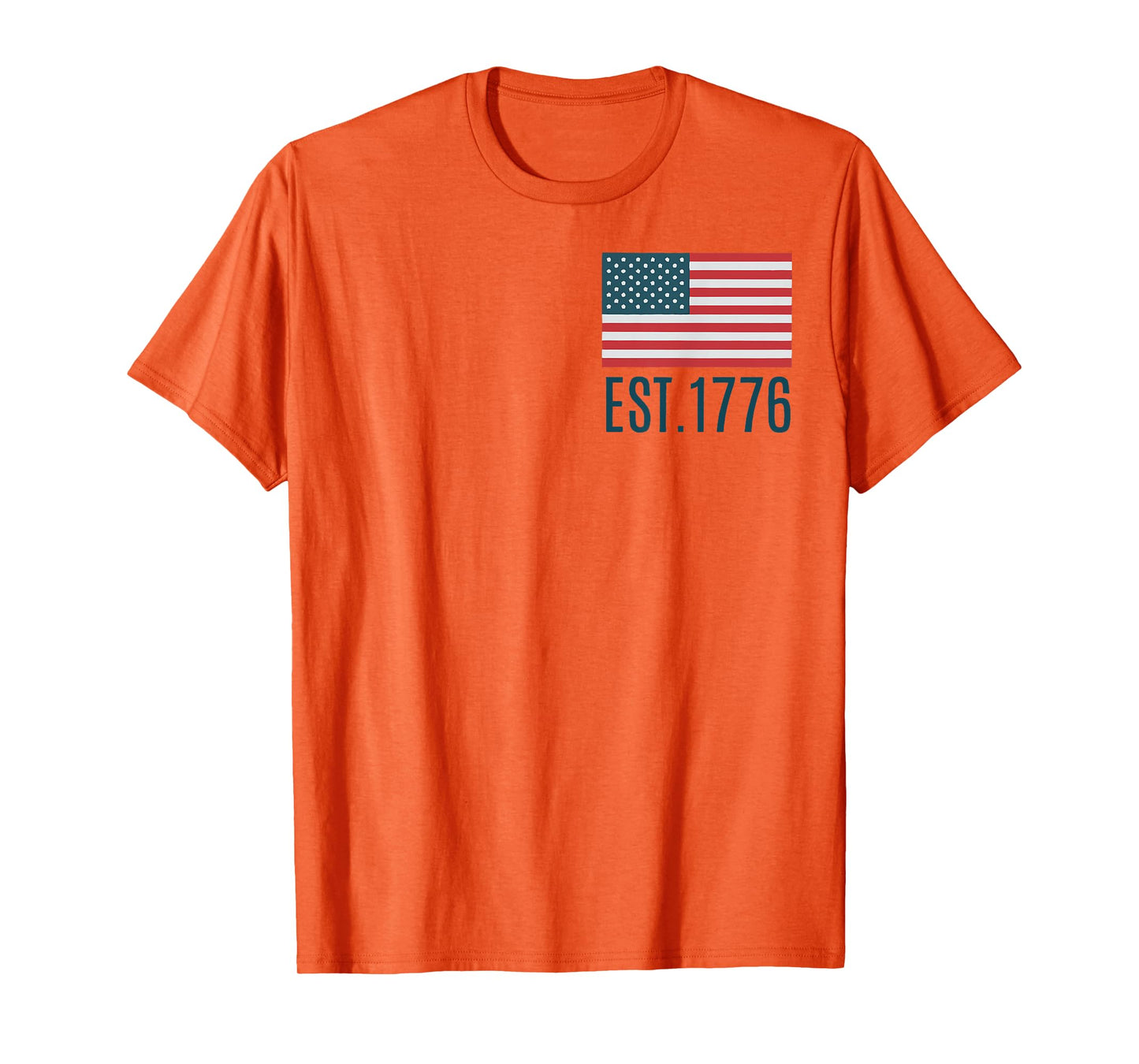 (2sided Front+Back) Land of the free because of the brave T-Shirt