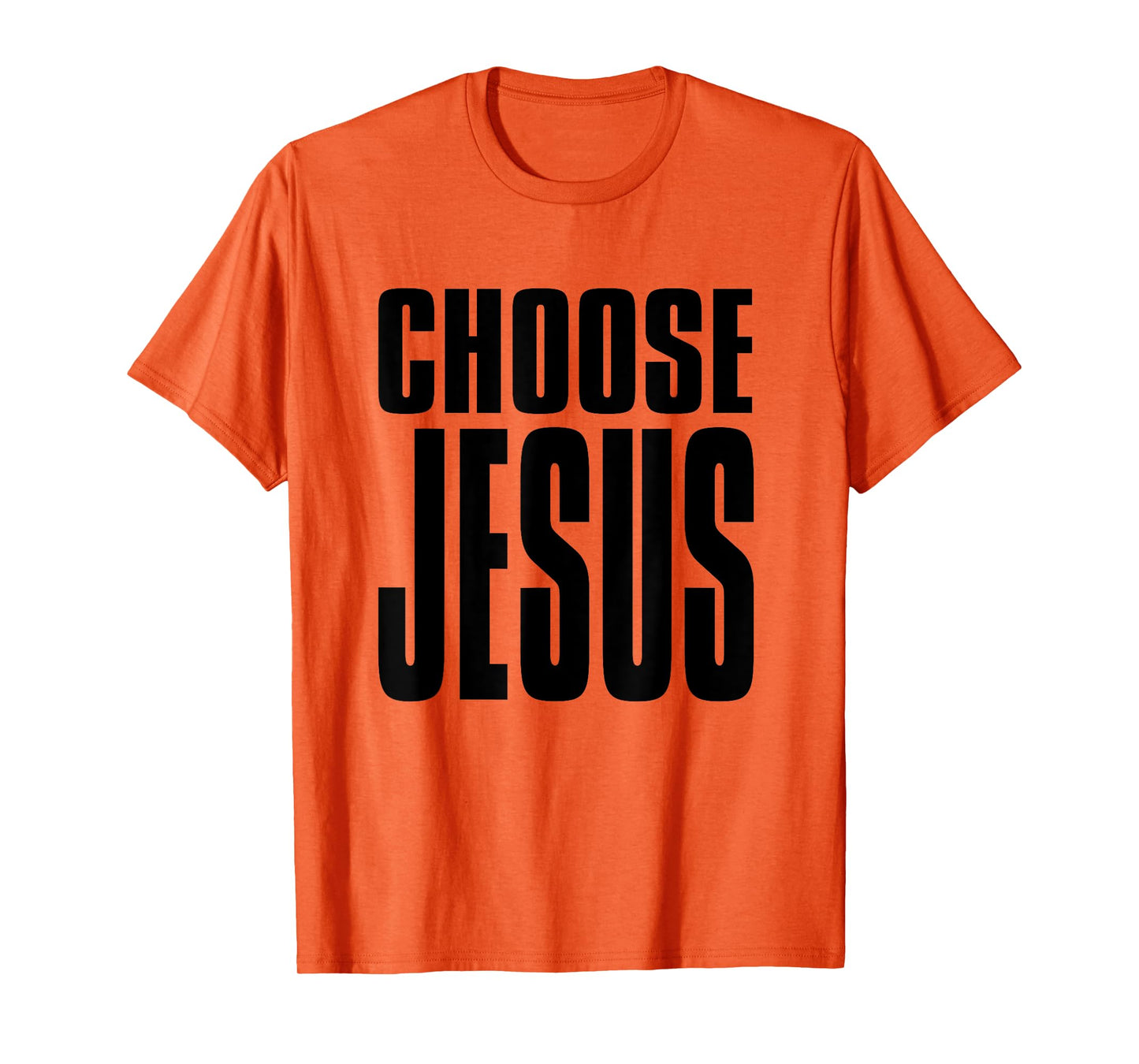 Choose Jesus Retro 80's Bold Minimal Christian Faith Street T-Shirt