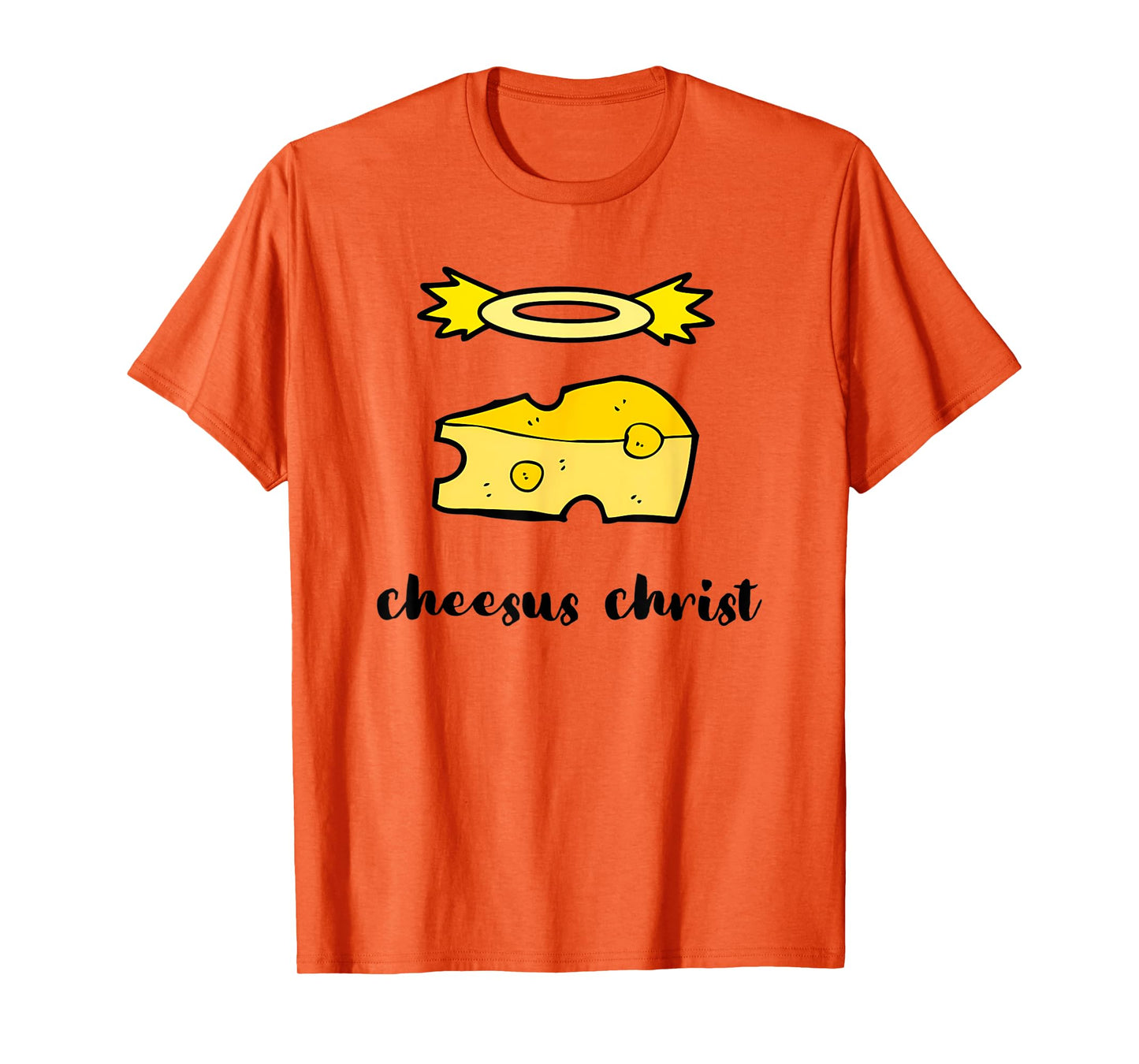 Funny Jesus King - Cheesus Christ Cheese Pun Design T-Shirt