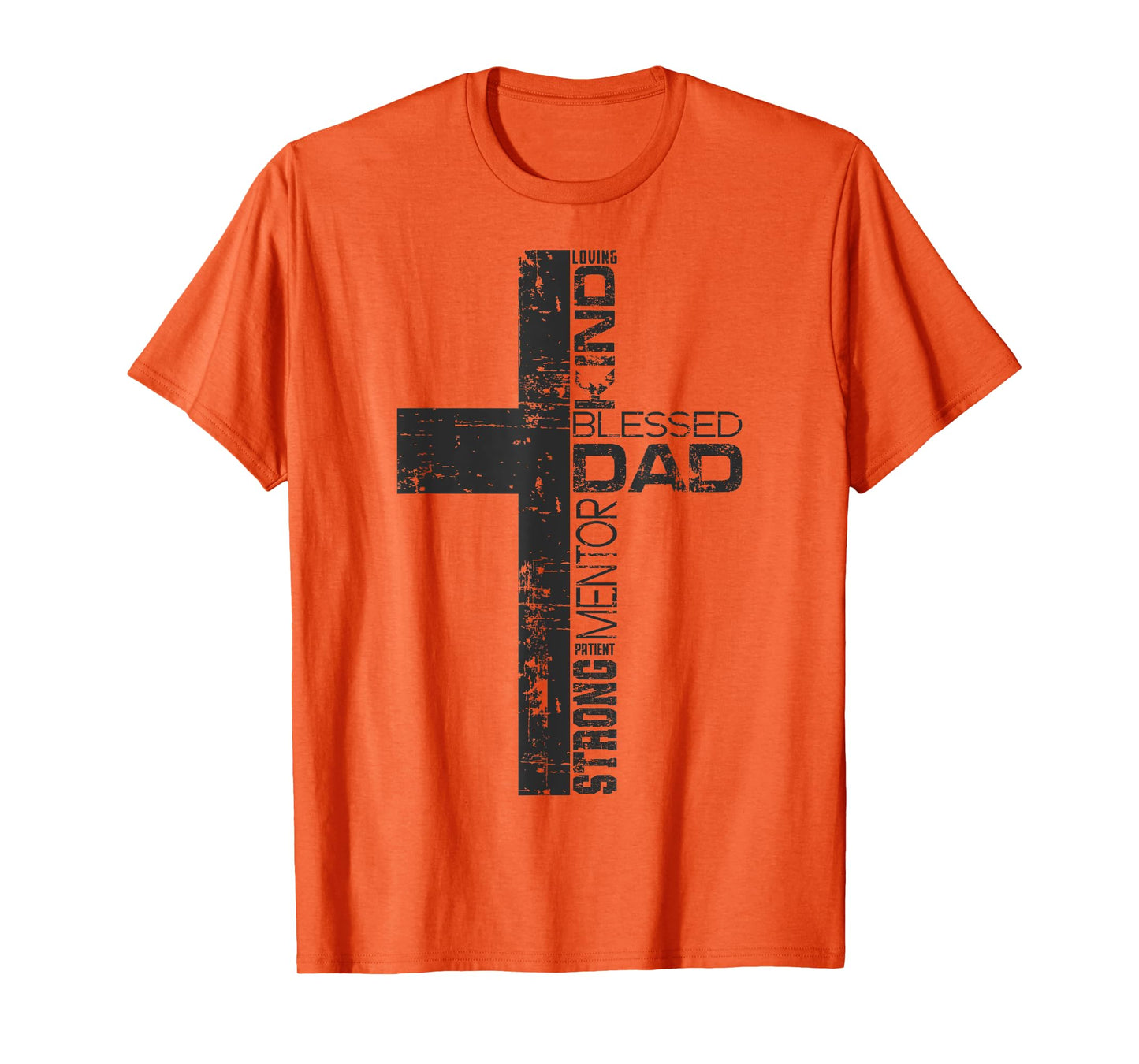 Blessed Dad Cross Christians Tee Father's Day Christian Dad T-Shirt