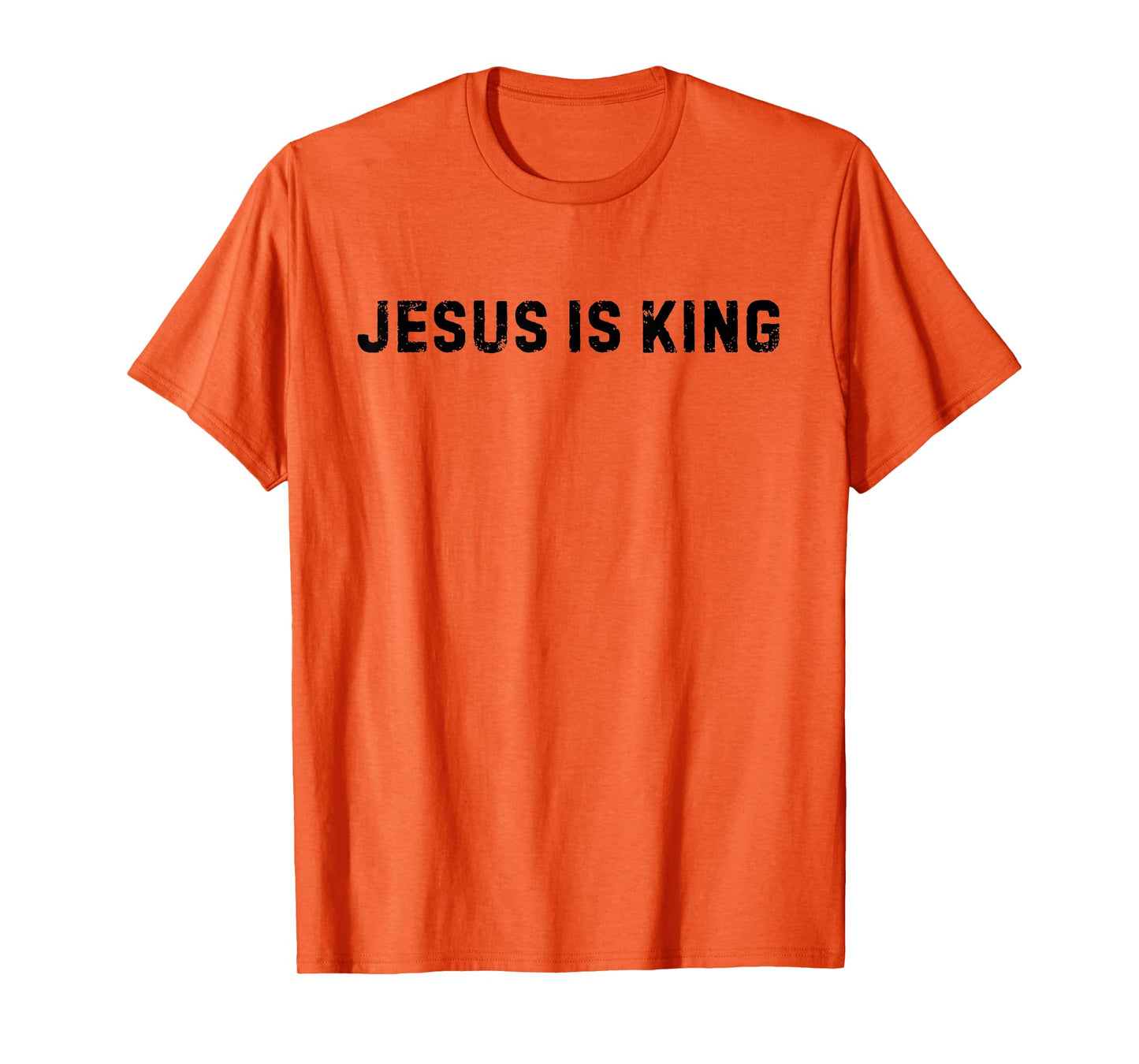 Jesus is King Christ Jesus Cross Religious Faith John 8:12 T-Shirt