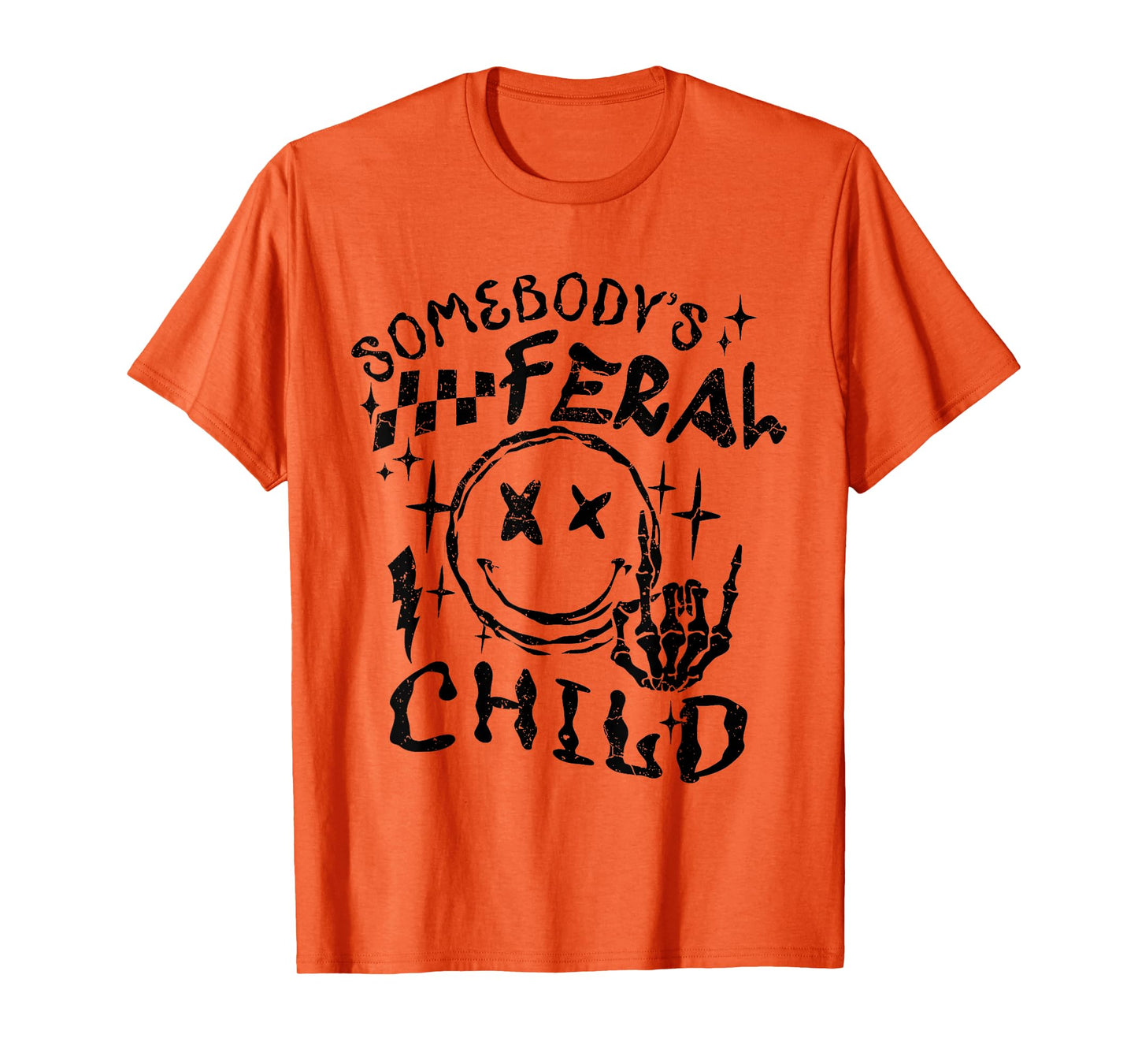Somebody's Feral Child Toddler Girl and Boy Funny Quotes T-Shirt