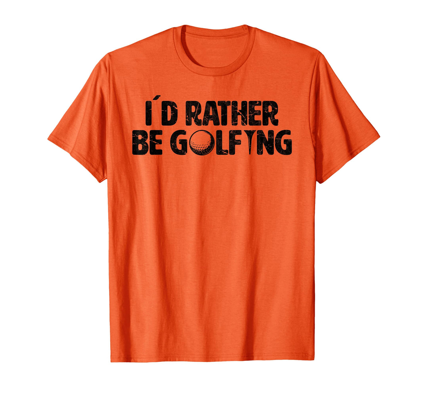 Golf I´d rather be golfing funny golf sports T-Shirt