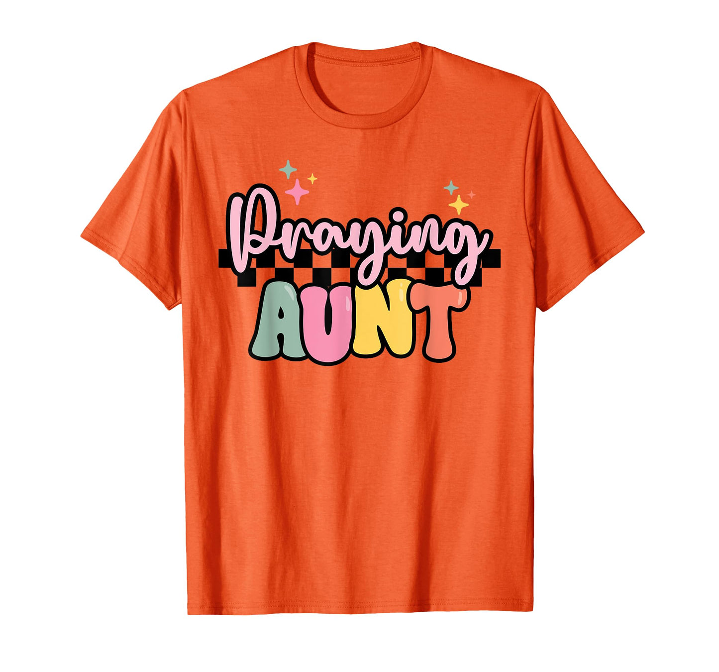Christian Praying Aunt Auntie Gift Faith Religious Prayer T-Shirt