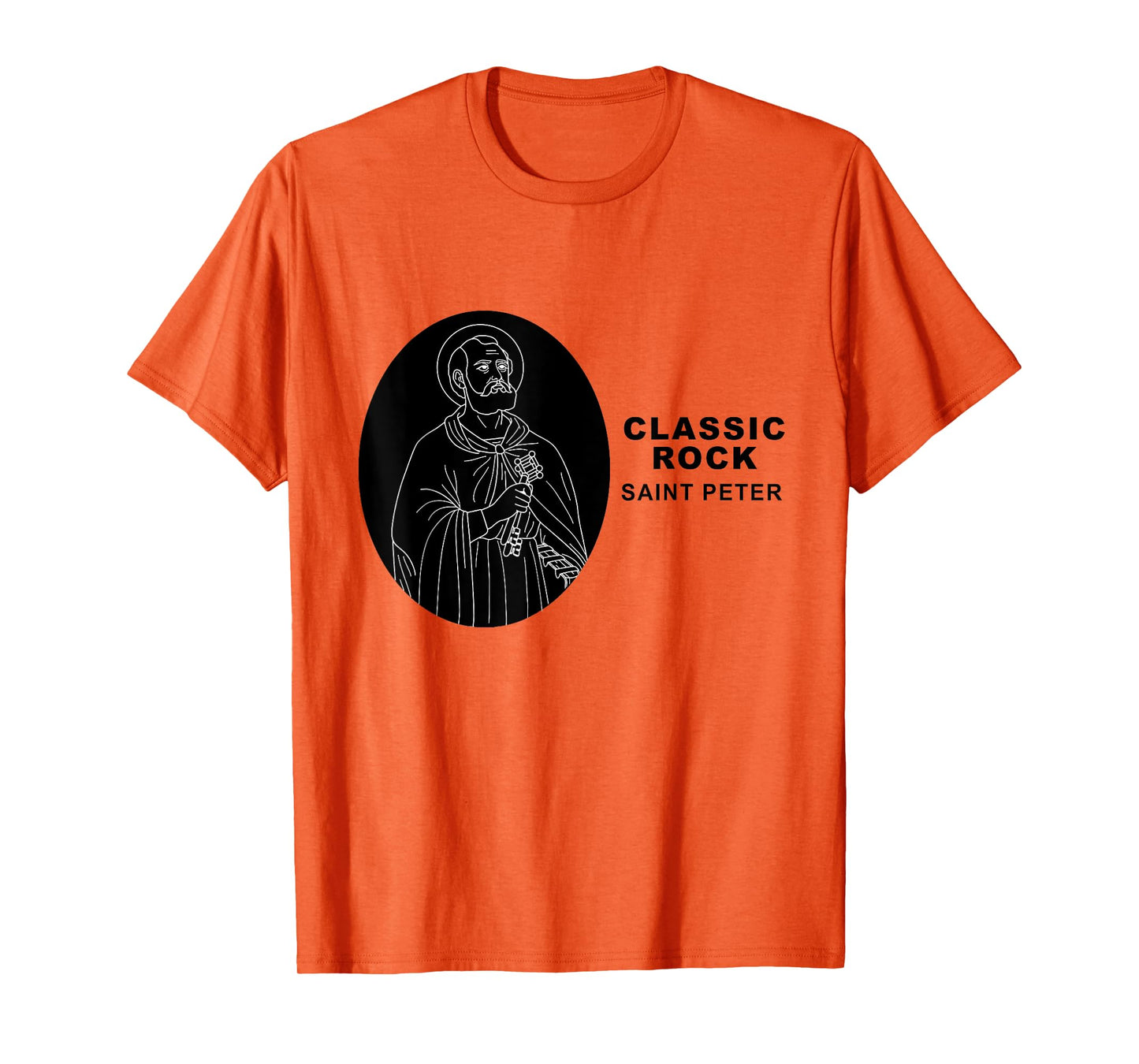 Classic Rock Saint Peter Catholic Saint T-Shirt