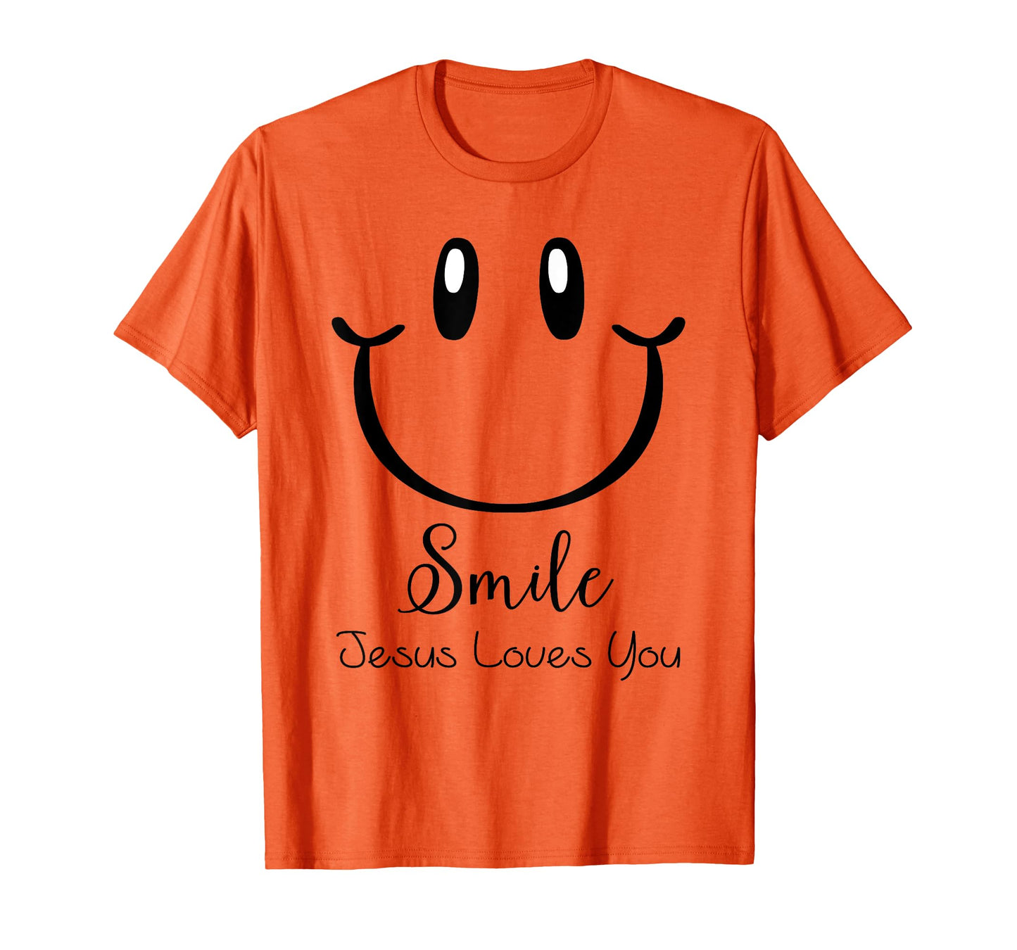 Smile Jesus Loves You: Kids & Adult Christian Faith Gospel T-Shirt