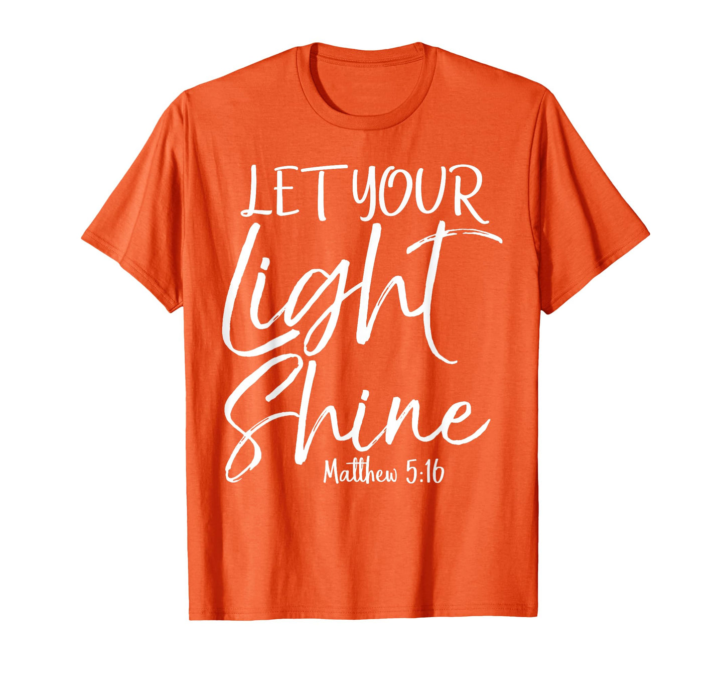 Let Your Light Shine Shirt Vintage Bold Cool Christian Tee T-Shirt