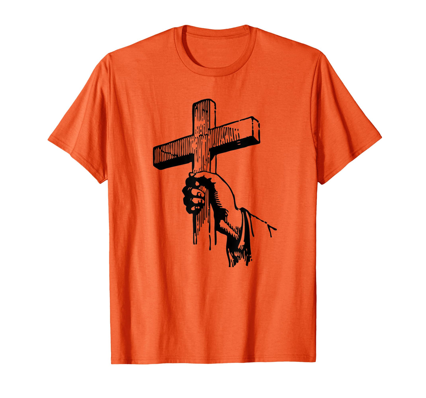 Funny Jesus Christian Cross Catholic Crucifix Design T-Shirt