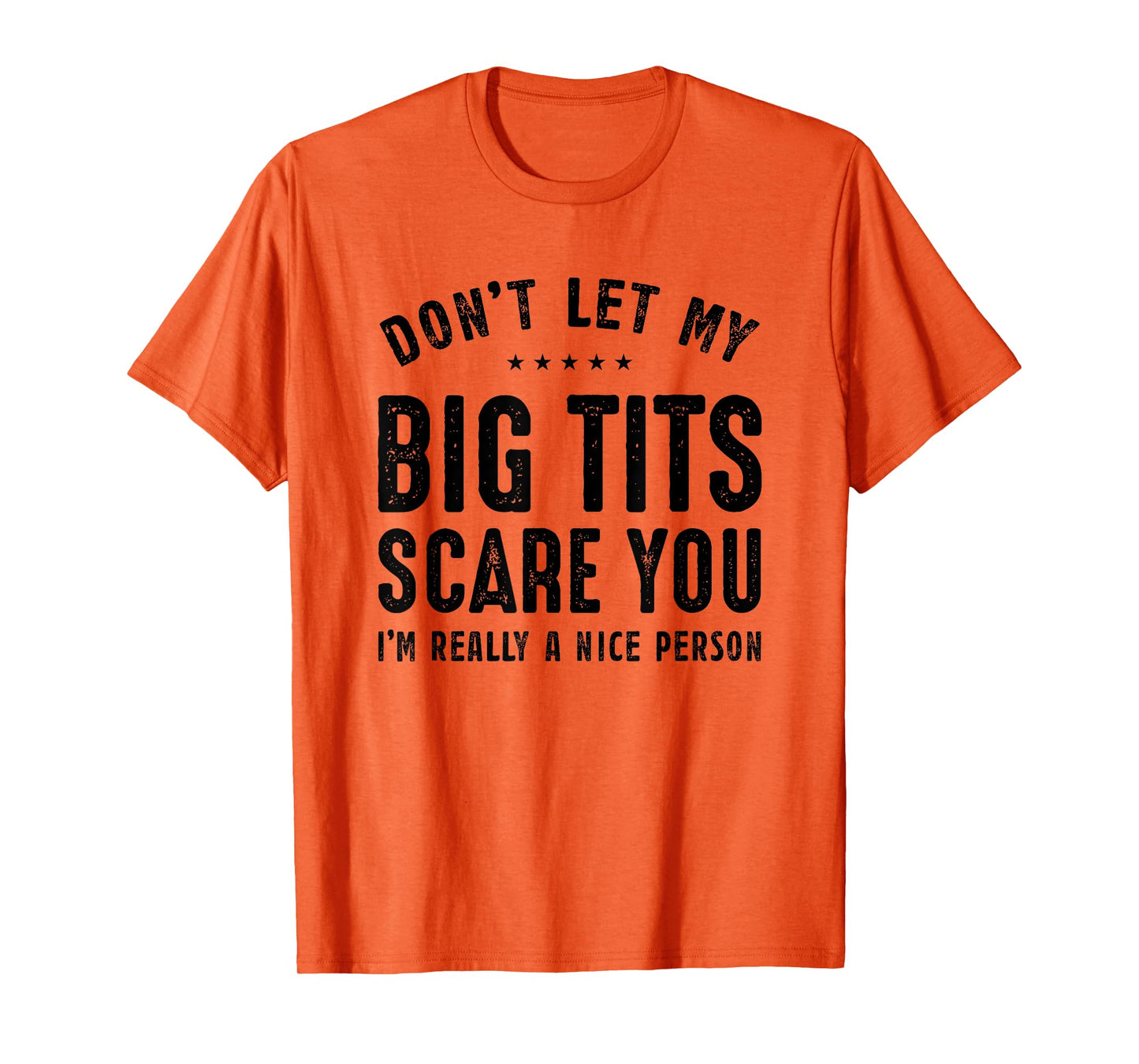 Don't Let My Big Tits Scare You I'm Really A Nice Person T-Shirt
