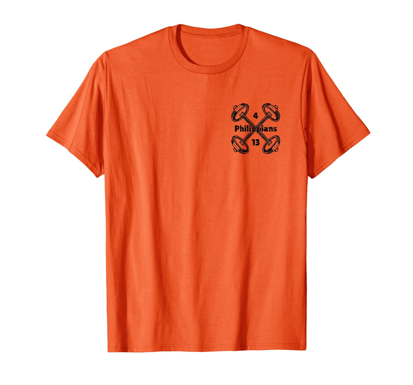 Not by My Strength But His, Christian - Font & Back T-Shirt