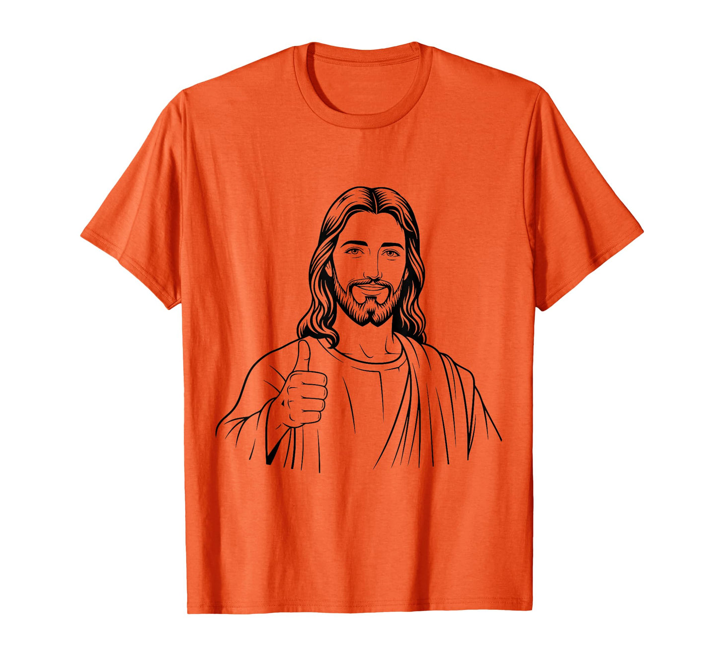 Jesus Christ Thumbs Up Funny Christianity Roman Catholic T-Shirt