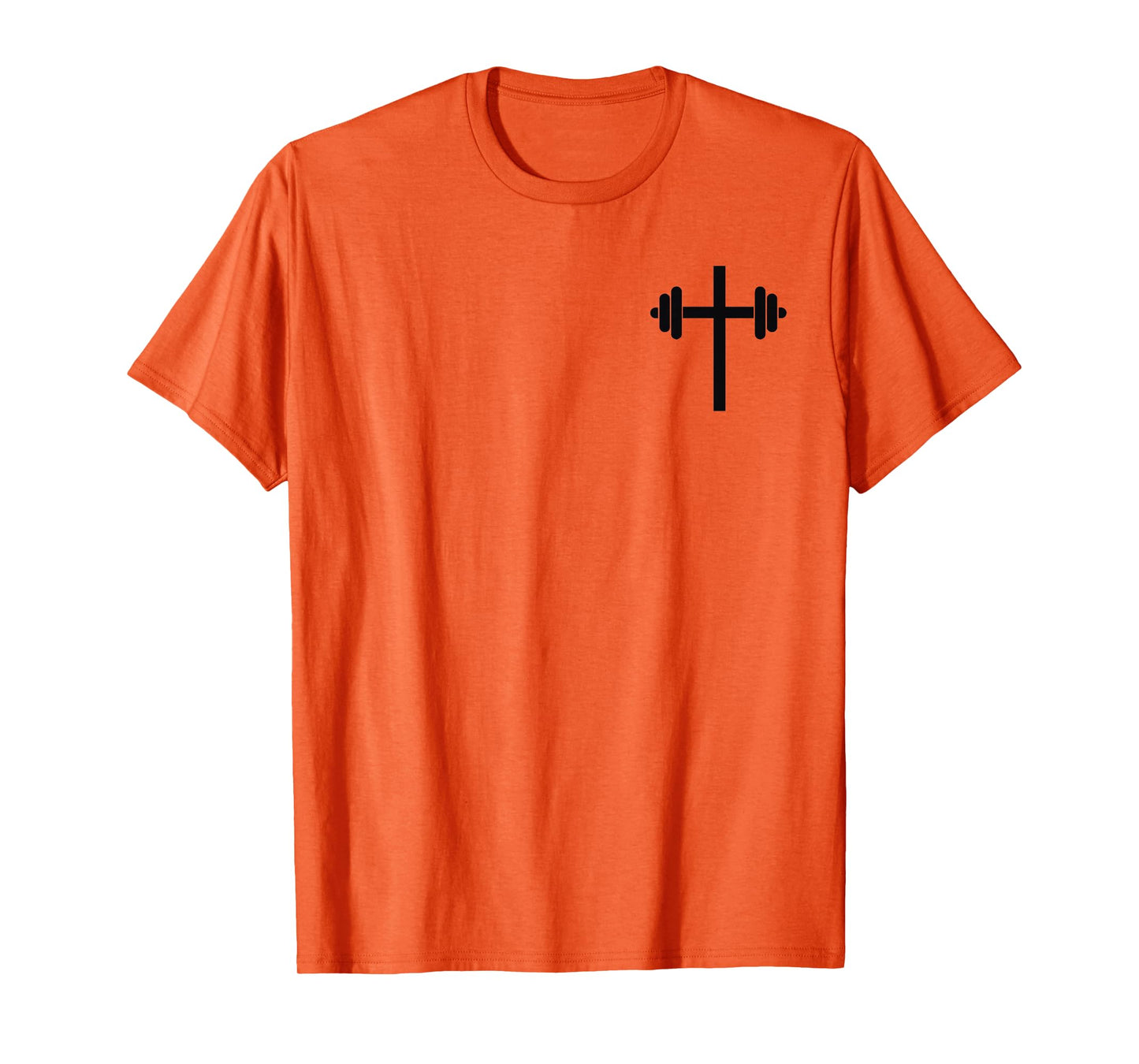 Lift Heavy Pray Hard Christian Workout Apparel 2 Sided T-Shirt