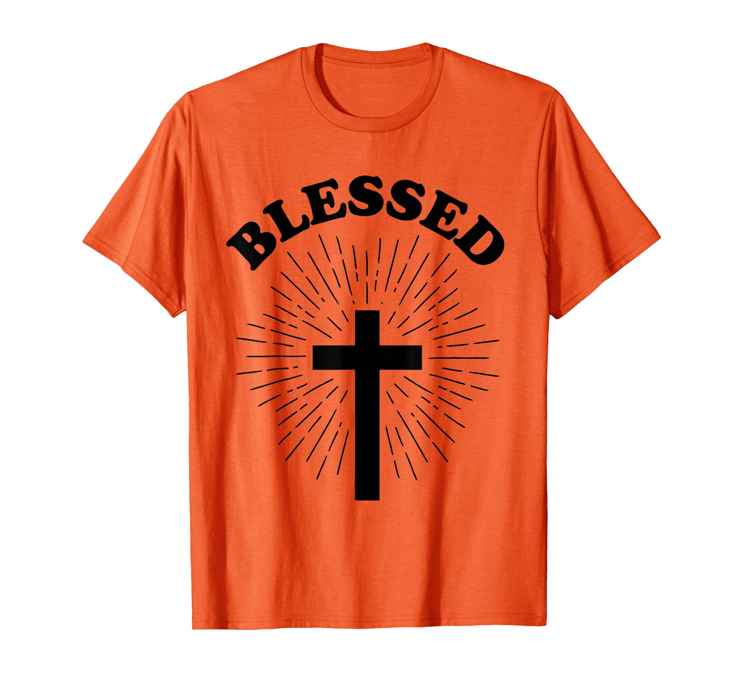 Vintage Blessed Christian Faith Cross Jesus Lover Spiritual T-Shirt