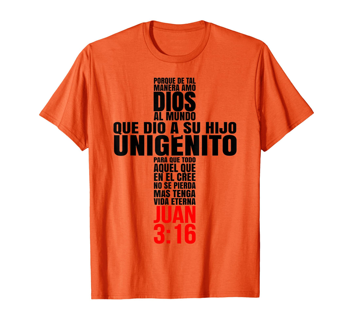 Funny Cross Juan 3 16 Quotes for Christians T-Shirt