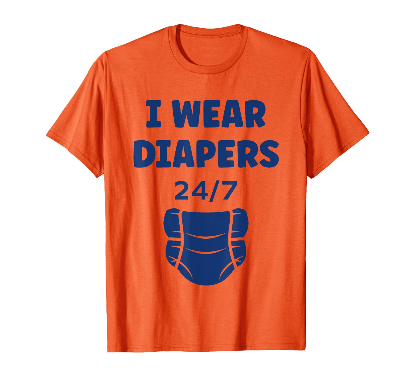 Diaper Minimalist Baby Parent i wear Diapers T-Shirt