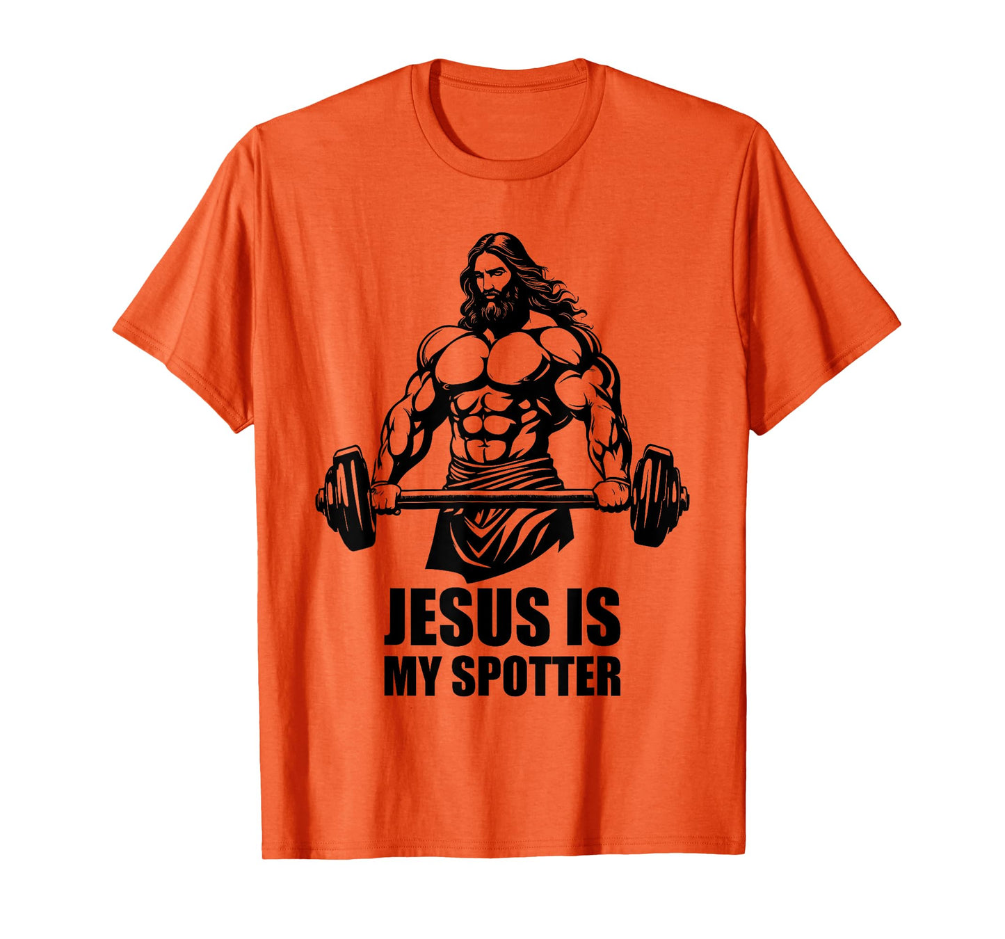 Jesus Is My Spotter in Gym Jesus Christ Christians American T-Shirt