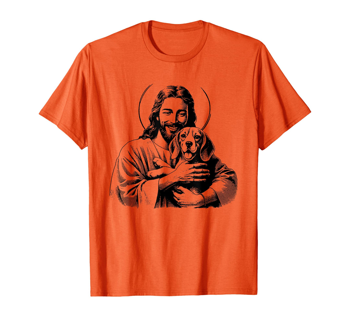 Jesus Beagle Dog - Funny Christian Religious Dog Lover Men Women Kids T-Shirt