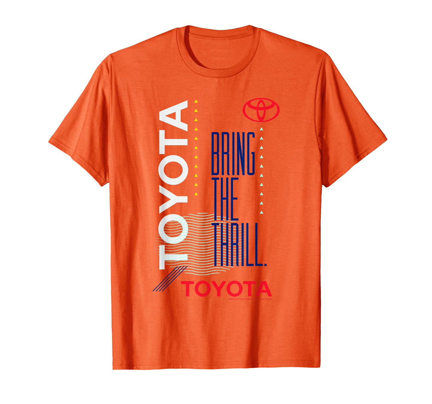 Toyota Bring The Thrill Epic Quote Big Chest Logo T-Shirt