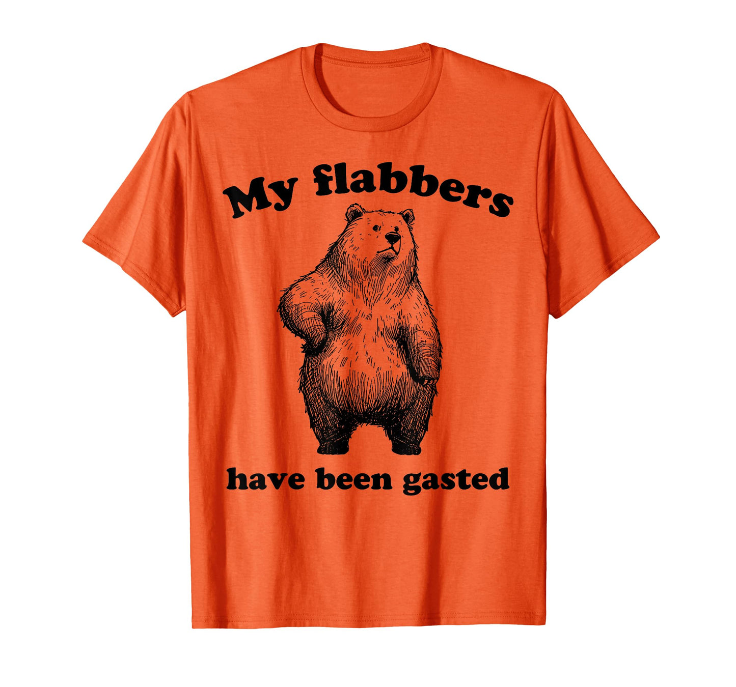My Flabbers Have Been Gasted Bear Funny Meme T-Shirt