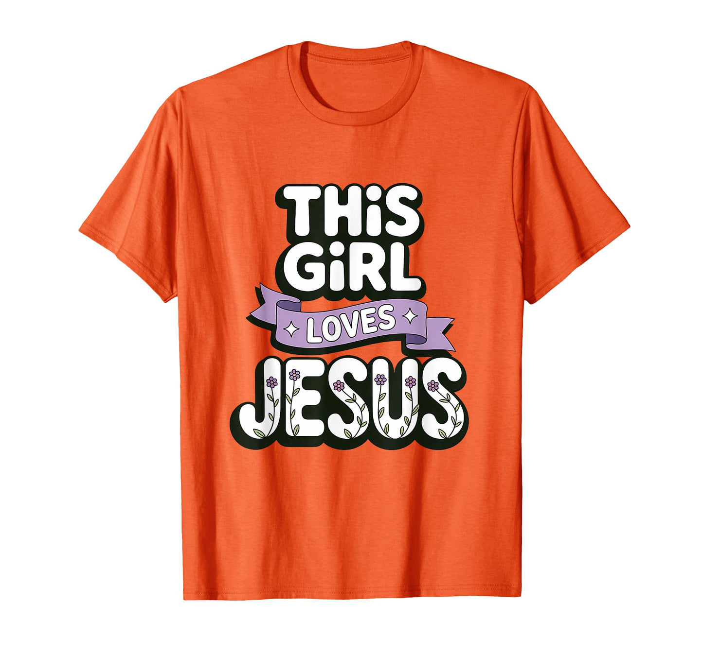 This Girl Loves Jesus Christian Girl Jesus T-Shirt