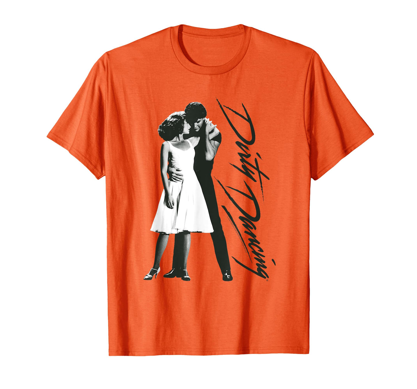 Dirty Dancing Black and White Photo and Logo Vintage Movie T-Shirt
