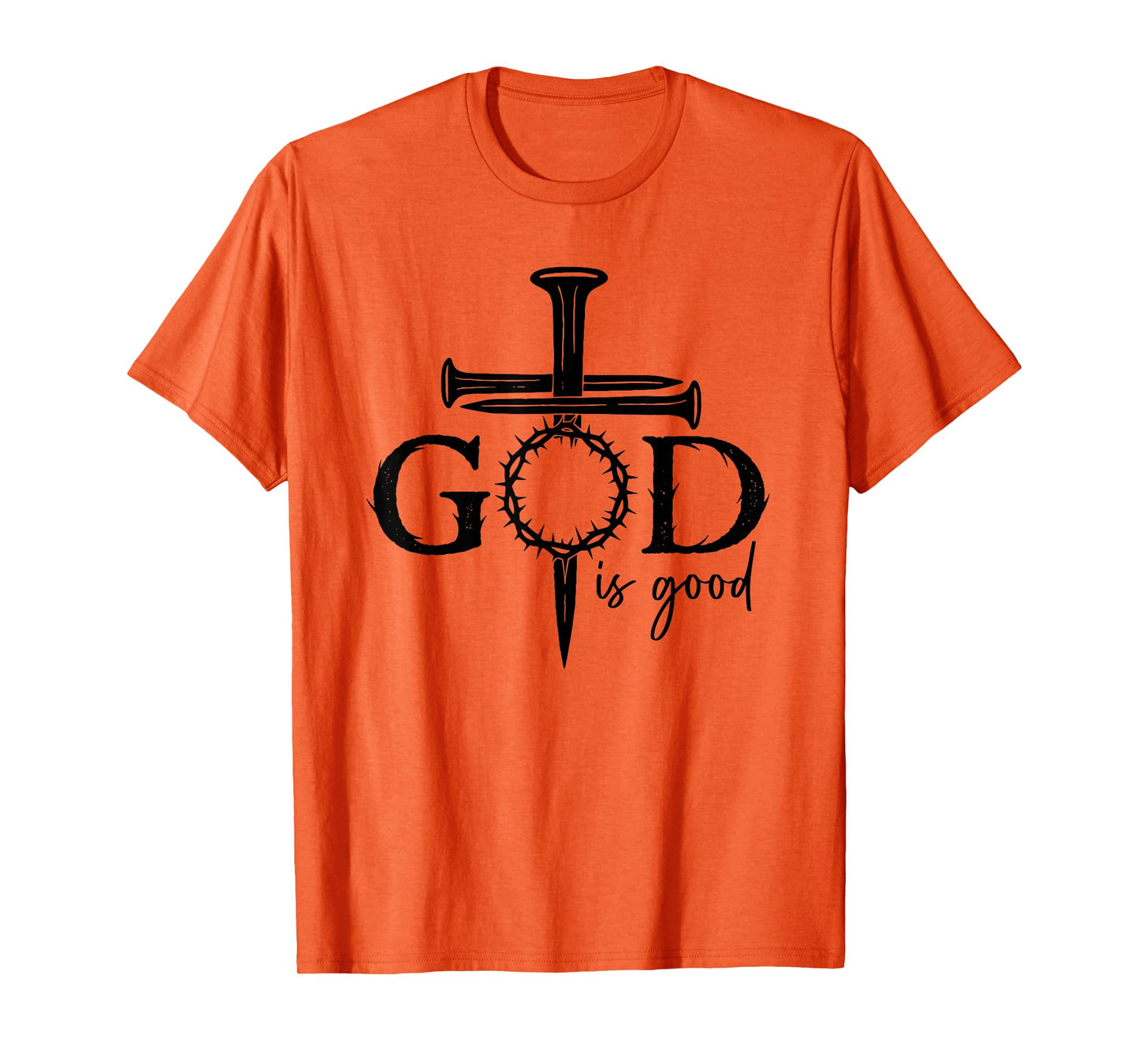 Jesus God is Good Christian Cross God Faith Bible Religious T-Shirt