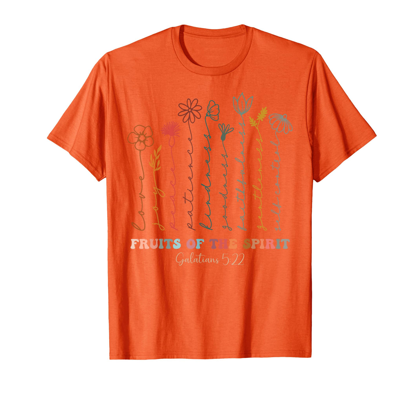 Christian Bible Verse The Fruits Of The Spirit Galatians T-Shirt
