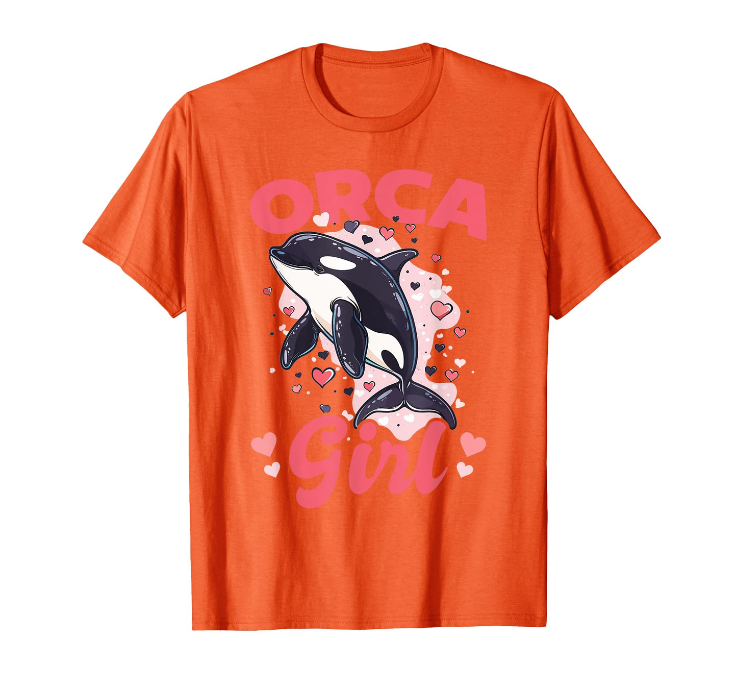 Funny Orca Animal Orca Girl T-Shirt