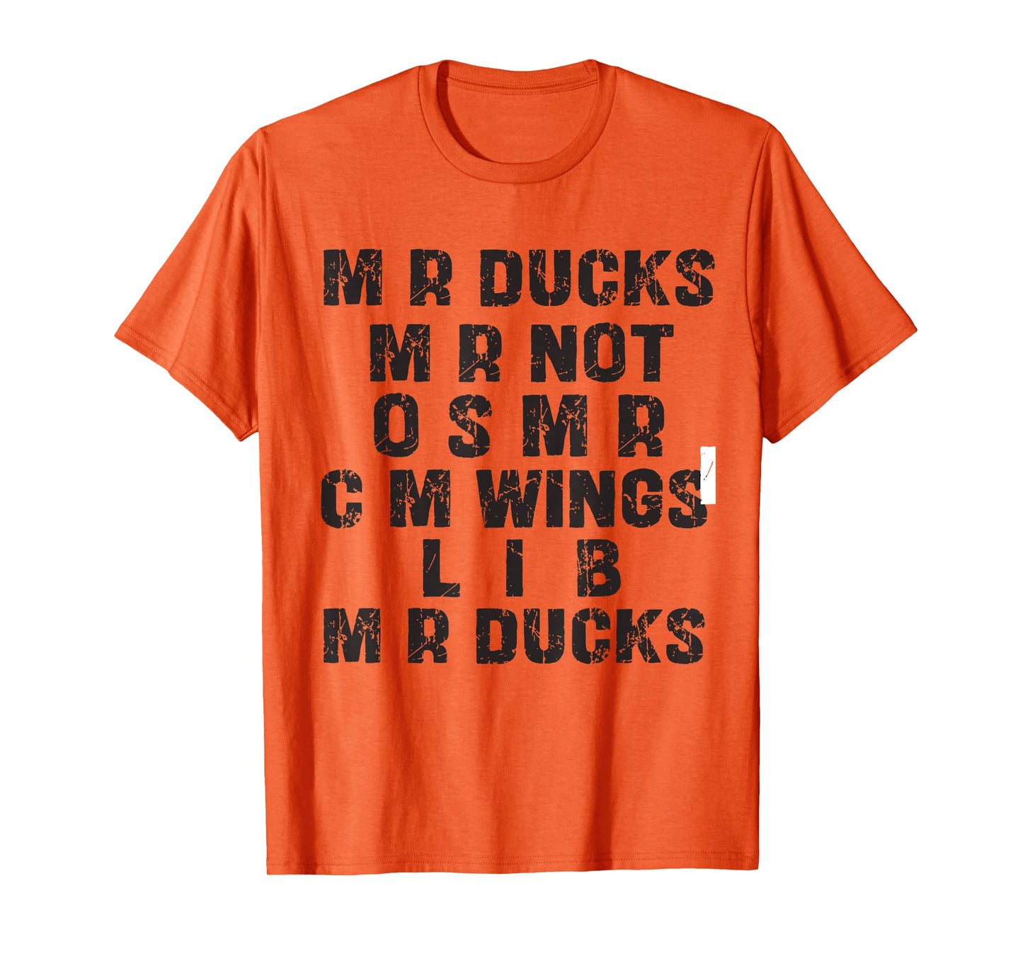 M R Ducks Funny Duck Talk For Bird And Pun Lovers T-Shirt