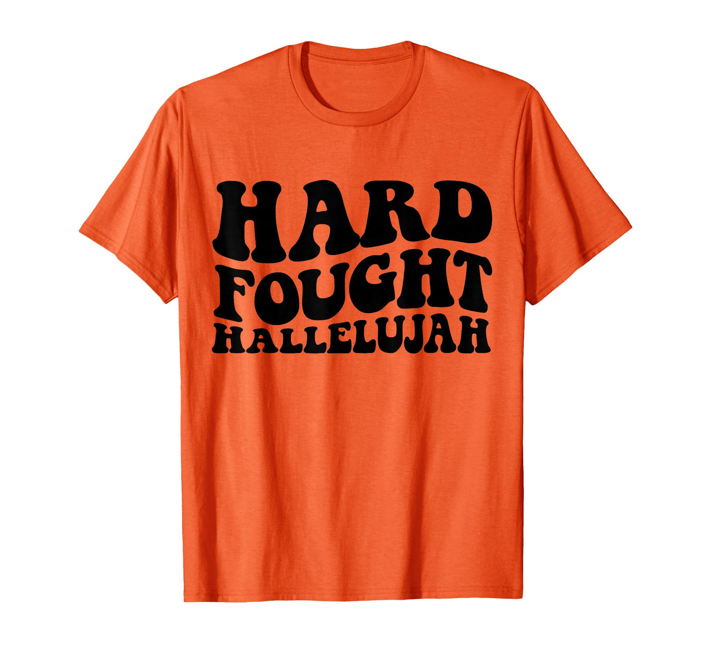 Hard Fought Hallelujah Retro Jesus T-Shirt