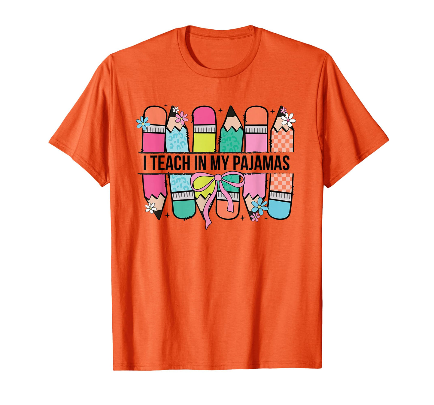 I Teach in My Pajamas Homeschool Mama Homeschooling Mom T-Shirt