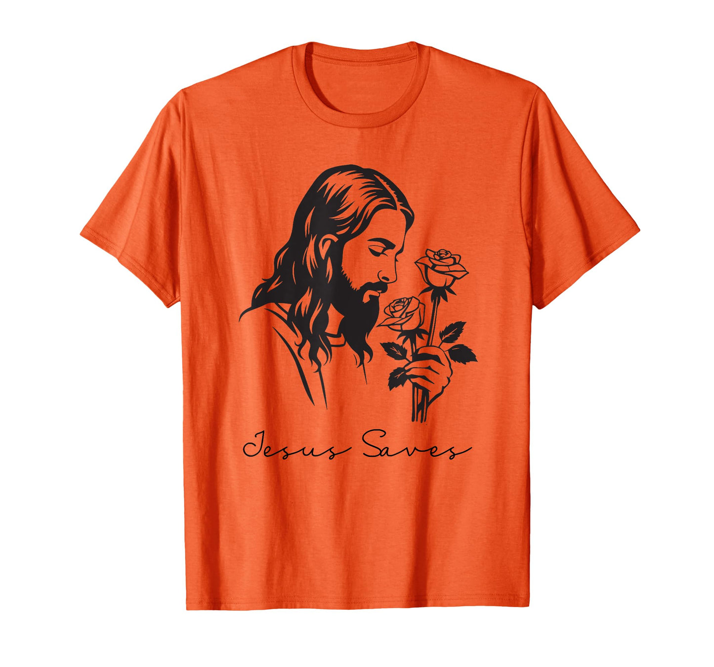 Jesus Saves Jesus Christian Cross God Faith Bible Religious T-Shirt